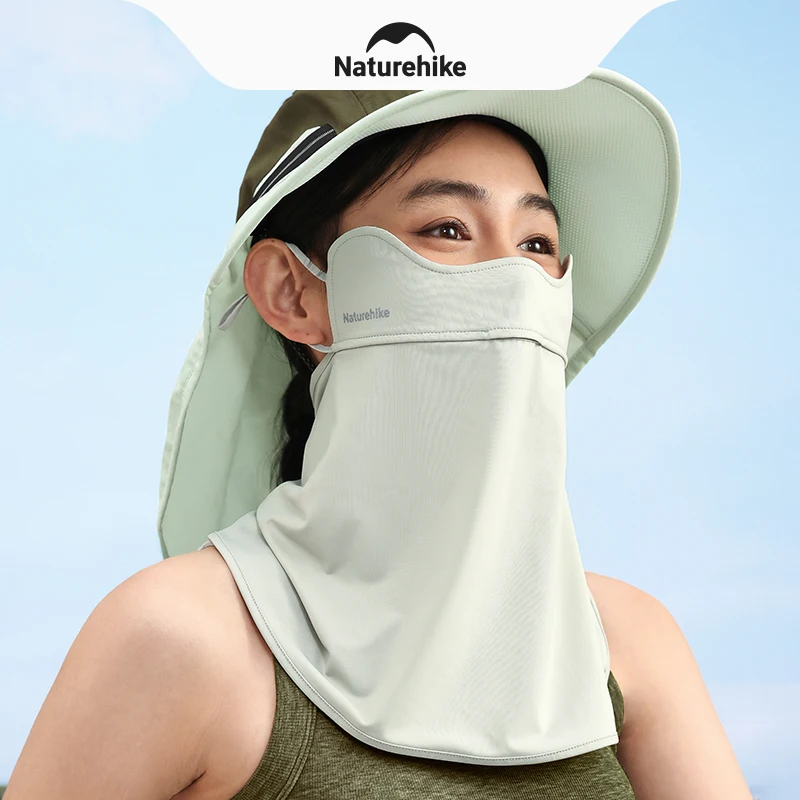 

Маска для шеи Naturehike унисекс, крутая тканевая солнцезащитная, для езды на велосипеде, пляже, скалолазания, UPF50 +, летняя