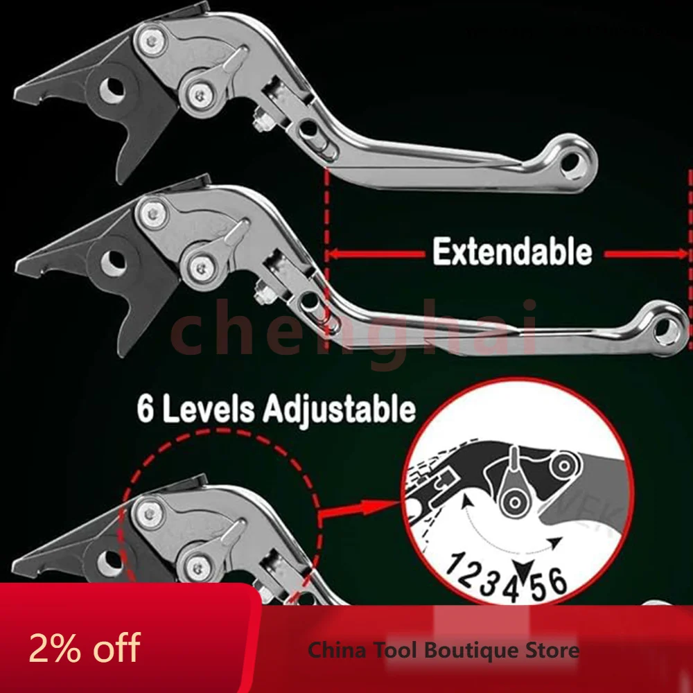 For HONDA X ADV 750 X-ADV 750 2025 Special Use Motorcycle Parking Adjustable Brake Clutch Levers Handle CNC Tie Rod