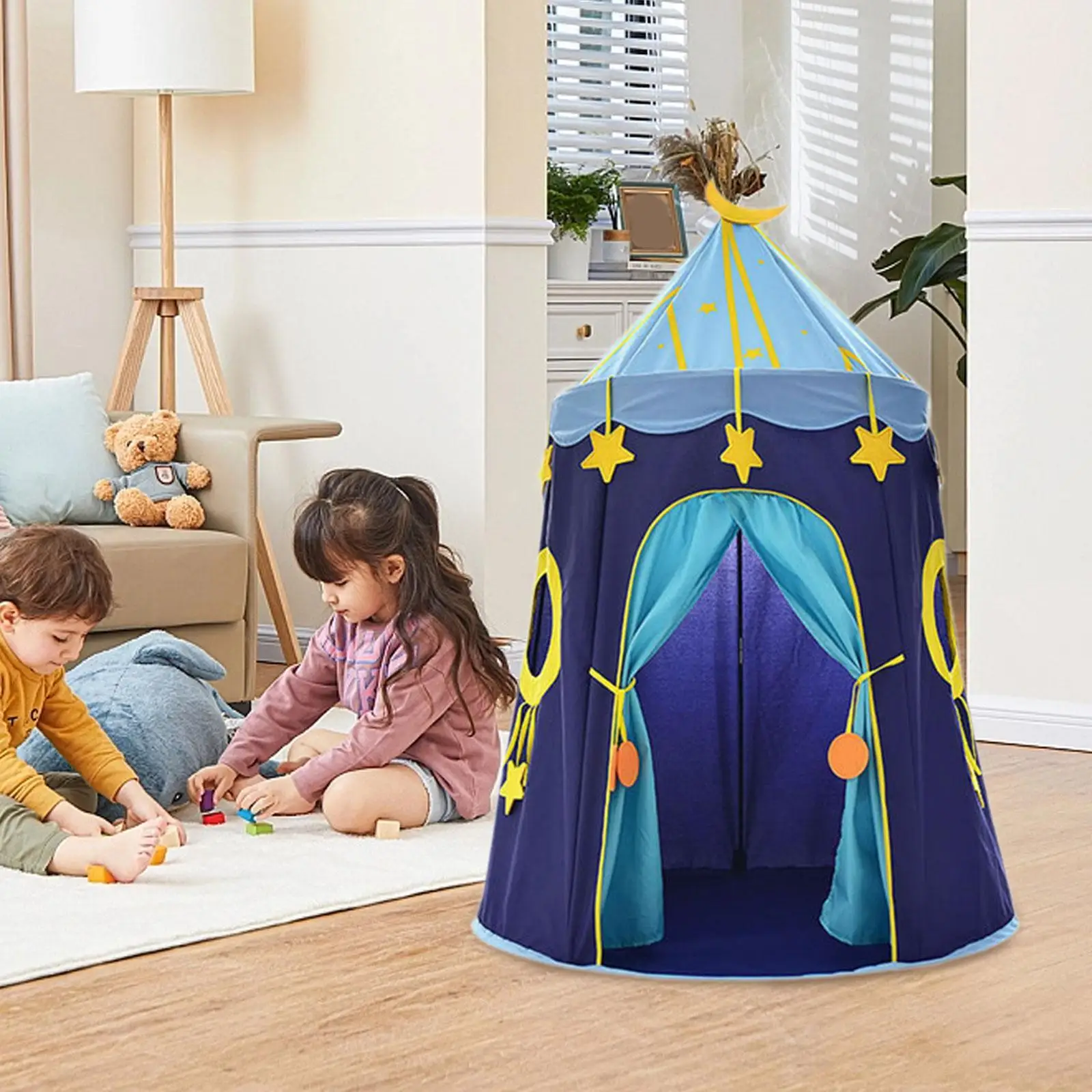 Play Tent for Kids Toy Foldable Teepee Play House Children Play Tent for Birthday Party