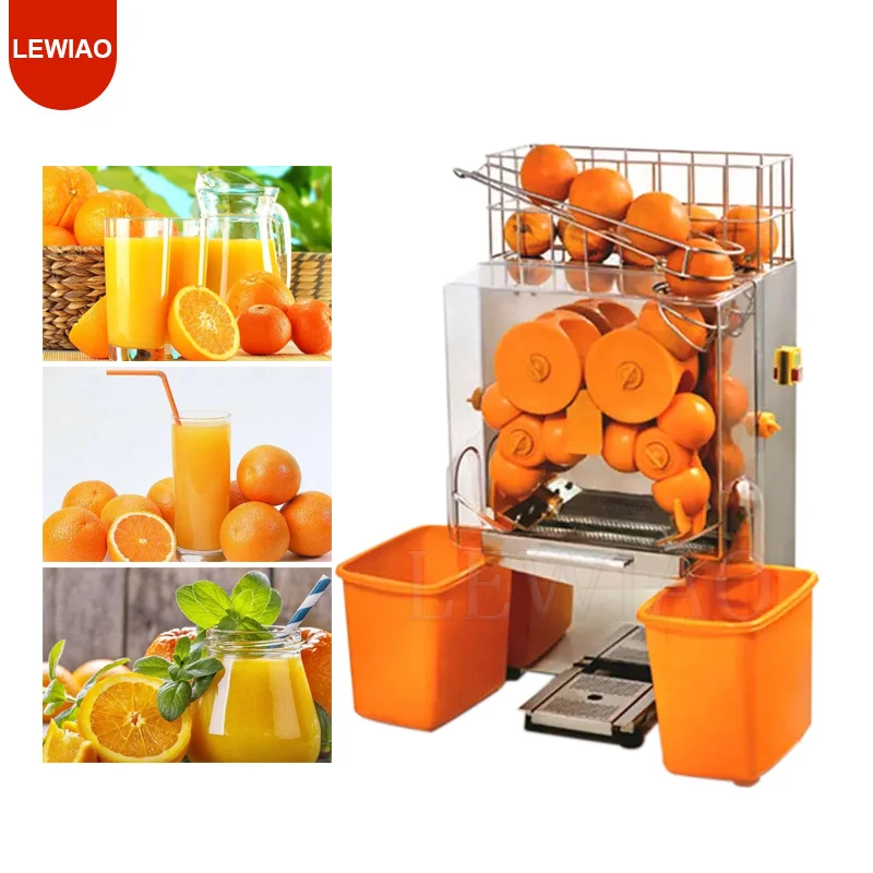 20 Pcs/Min Electric Orange Squeezer Juicer Lemon Maker Juice Press Machine Drink With Stainless Steel