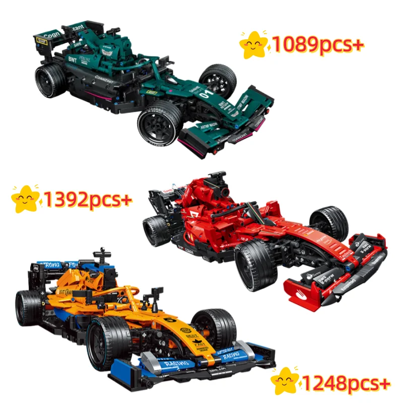 

1:12 MOC Technical Racing Car Model Building Blocks Assembly Bricks Dynamic Model DIY tabletop decoration Toy for Boys Adults