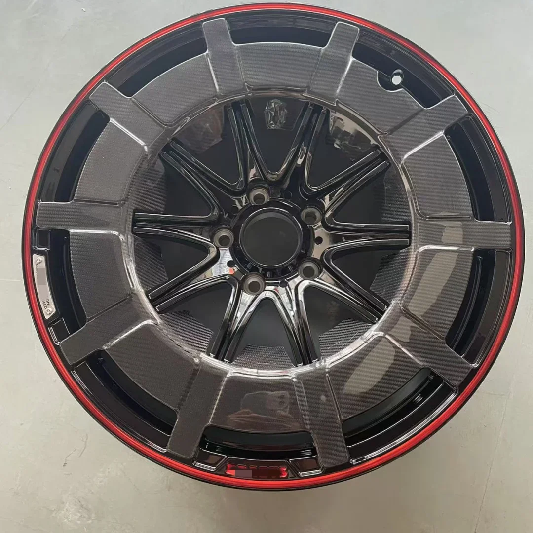 Factory customized forged wheels G grade G63 17-22 inch carbon fiber alloy  5X130 T6061 multi spoke customization