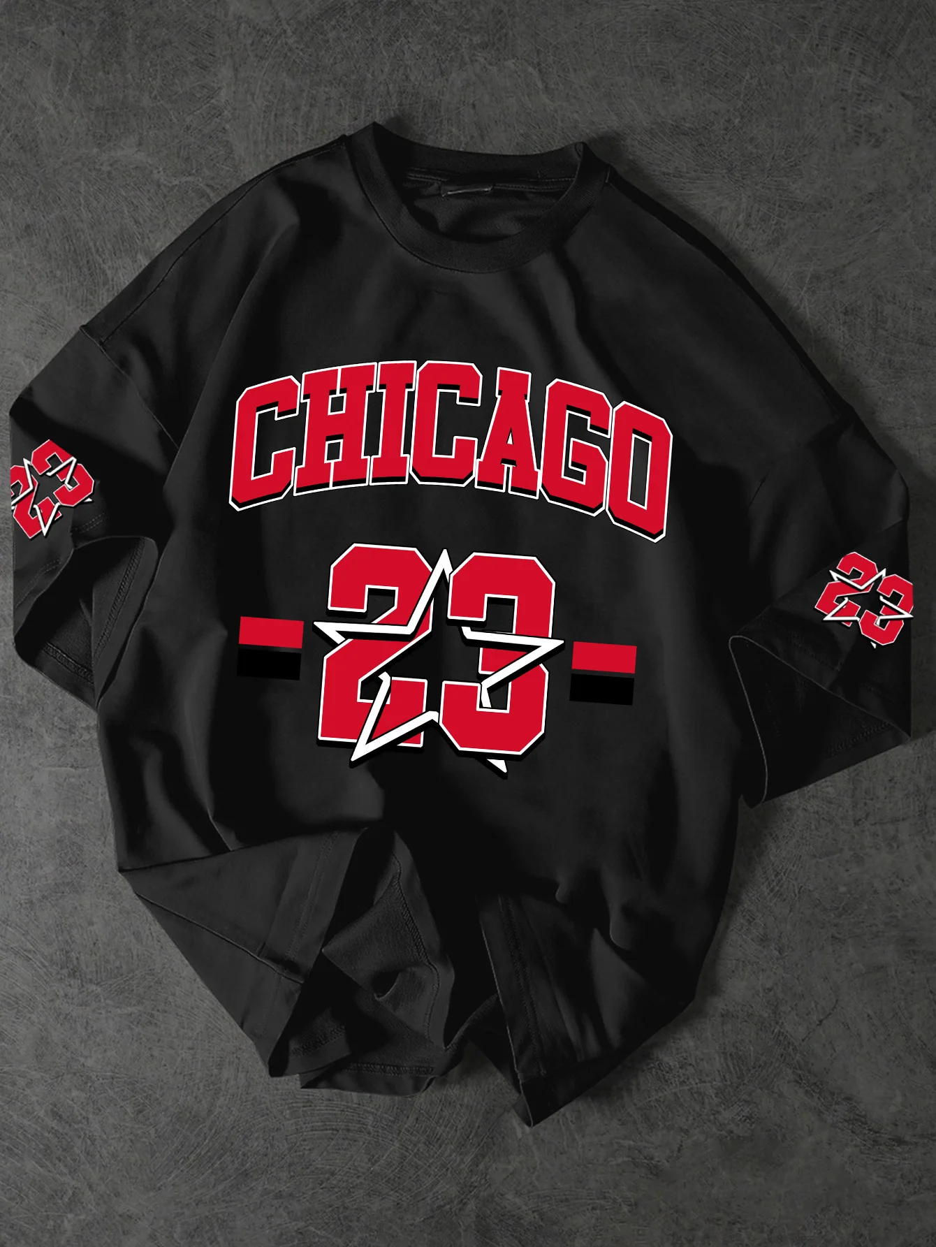 Chicago 23th Children's T-shirt, Suitable for Outdoor Training, Quick-drying and Breathable Football Jersey for Men