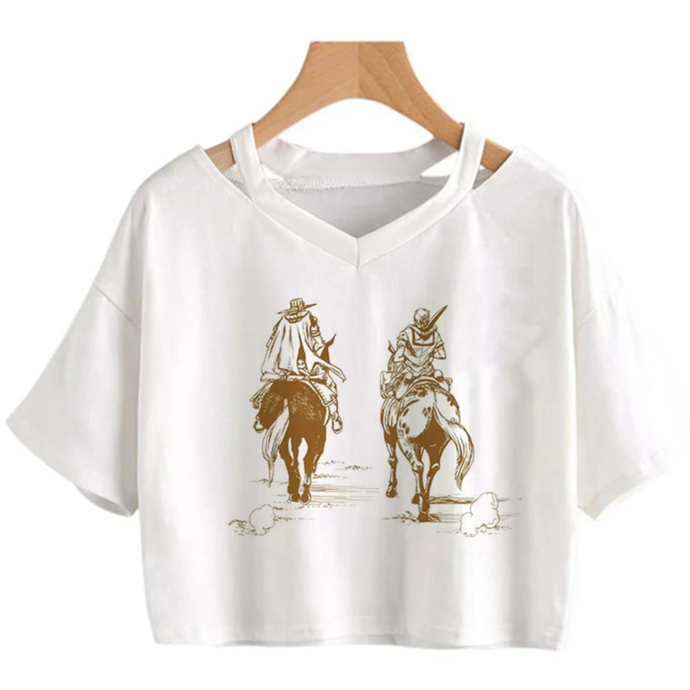 Steel Ball Run crop top shoujo 2000s alternative  clearance sales harajuku t shirt clearance sales cheap cute gyaru alternative