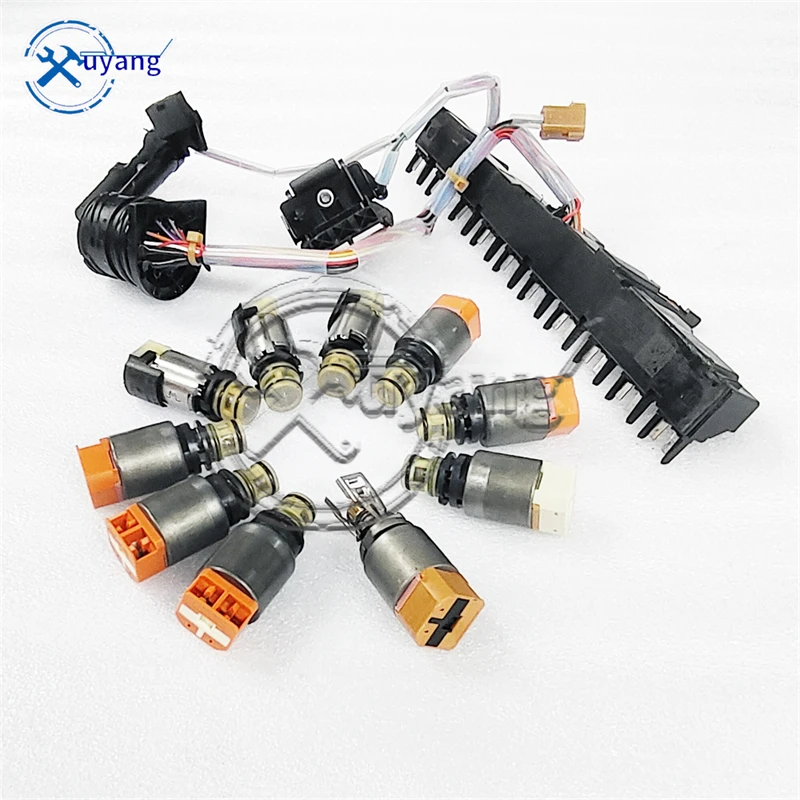 OEM 9HP48 Auto Transmission Solenoid With Harness Kit ZF9HP48 For LandRover Range CRV MDX 9‑Speed