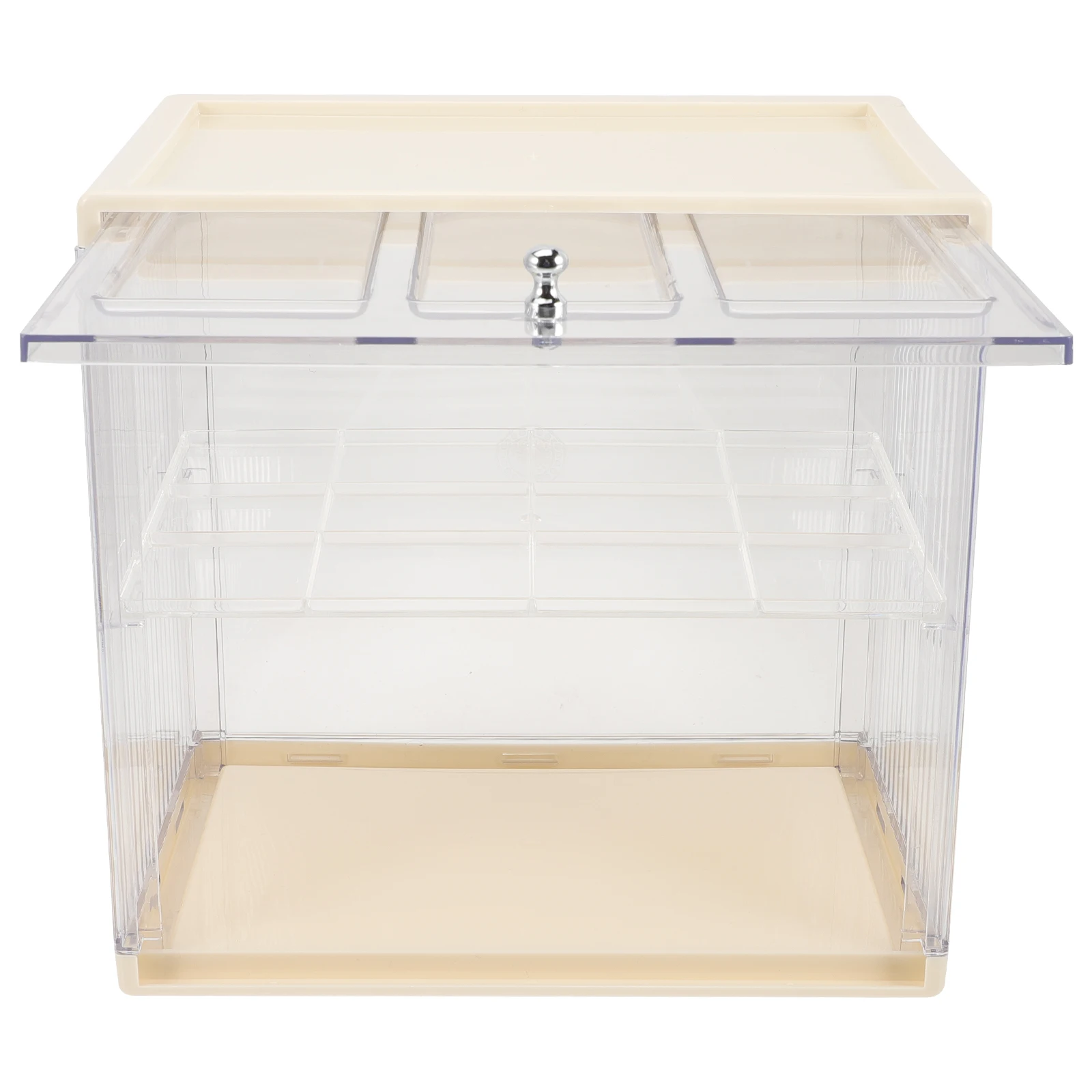 

Double Layer Holder Transparent Acrylic Storage Shelf Dustproof Mug Coffee Cup St Rack Home Kitchen Box Packaging Gift