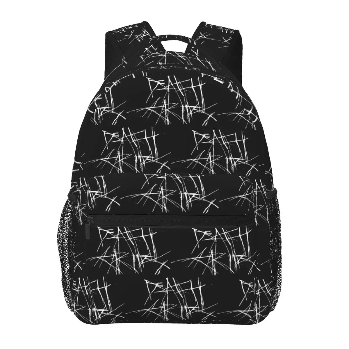 Band Death Grips Scratch Logo Backpacks Boys Girls Bookbag Students School Bags Cartoon Rucksack Shoulder Bag Large Capacity