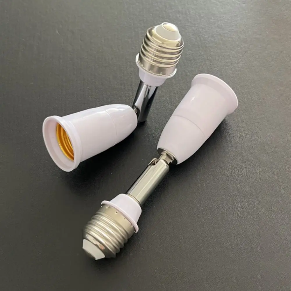 

180 Degree LED Light Socket Converter Adjustable Flexible LED Light Adapter Extension Vertical E27 to E27 Bulb Socket Home