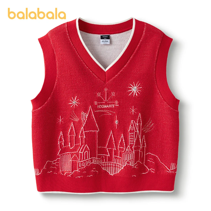 Balabala Harry Potter IP Children's Vests Girls' Vests 2025 New Spring Trendy Top