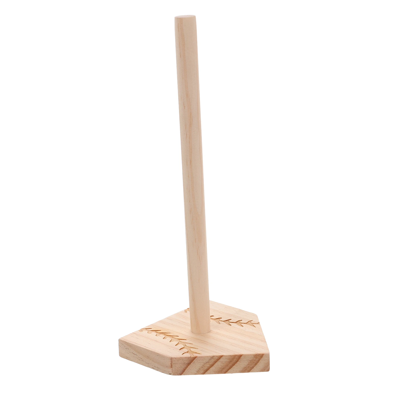 

Wooden Weaving Spool Ring Holder Display Base for Baseball Rings Championship Softball Storage ganizer Braid Spools