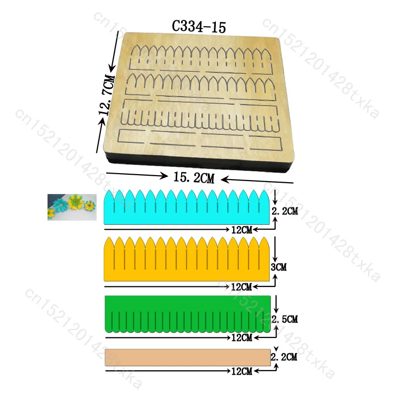 

Flowers Bow Wooden Die for Scrapbooking, Cutting Dies, Multiple Sizes, Compatible with Most Die Cutting Machines, C334-15, New