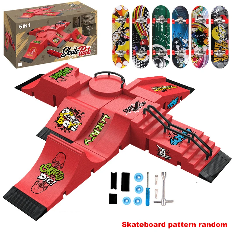 إصبع التزلج مكان خاص الدعائم المشهد الجمعية إصبع التزلج المنافسة مكان الإبداعية الأولاد اللعب الهدايا باردة #5