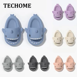 Fashion Shark Slippers for Men And Women Sandals Summer Kids Indoor Bathroom Slides Flat Shoes Soft EVA Couple Beach Flip Flops
