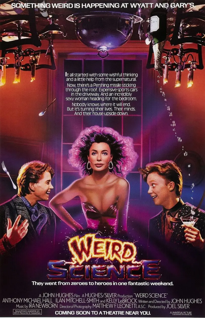 Weird Science Movie Art Picture Print Silk Poster Home Wall Decor