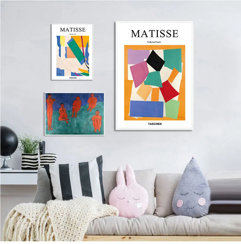 French Henri Matisse Girl Canvas Painting Set Retro s And Prints Abstract Wall Art Pictures For Living Room Home Decor