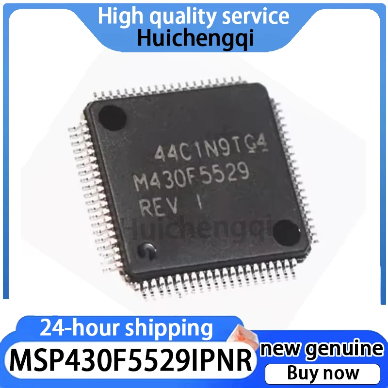 10PCS Original Genuine MSP430F5529IPNR Packaged LQFP-80 Microcontroller Chip