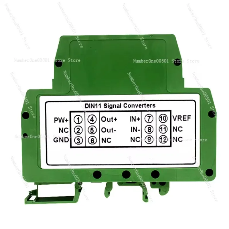 0-5kohm to 4-20mA Signal Transmitter Ohm to 10V Electronic Ruler Potentiometer Resistance to Analog Signal