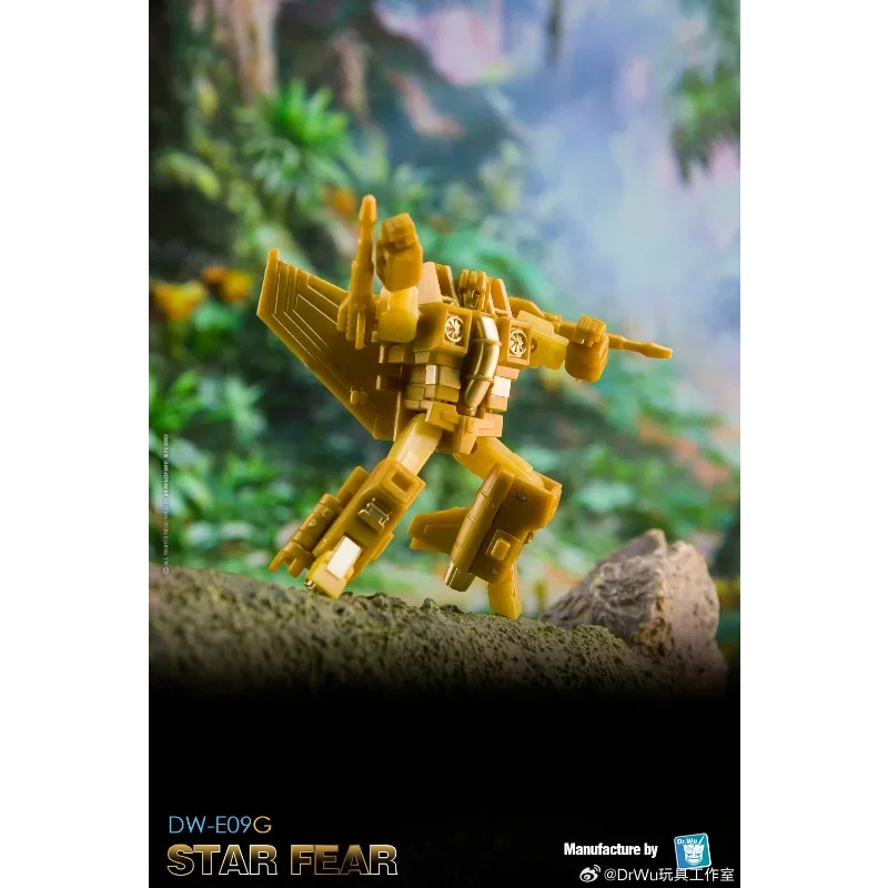 In stock Transformation toys DW-E09 DWE09 DW-E09G Starscream Thundercracker Skywarp 6CM Extremely Small Scale