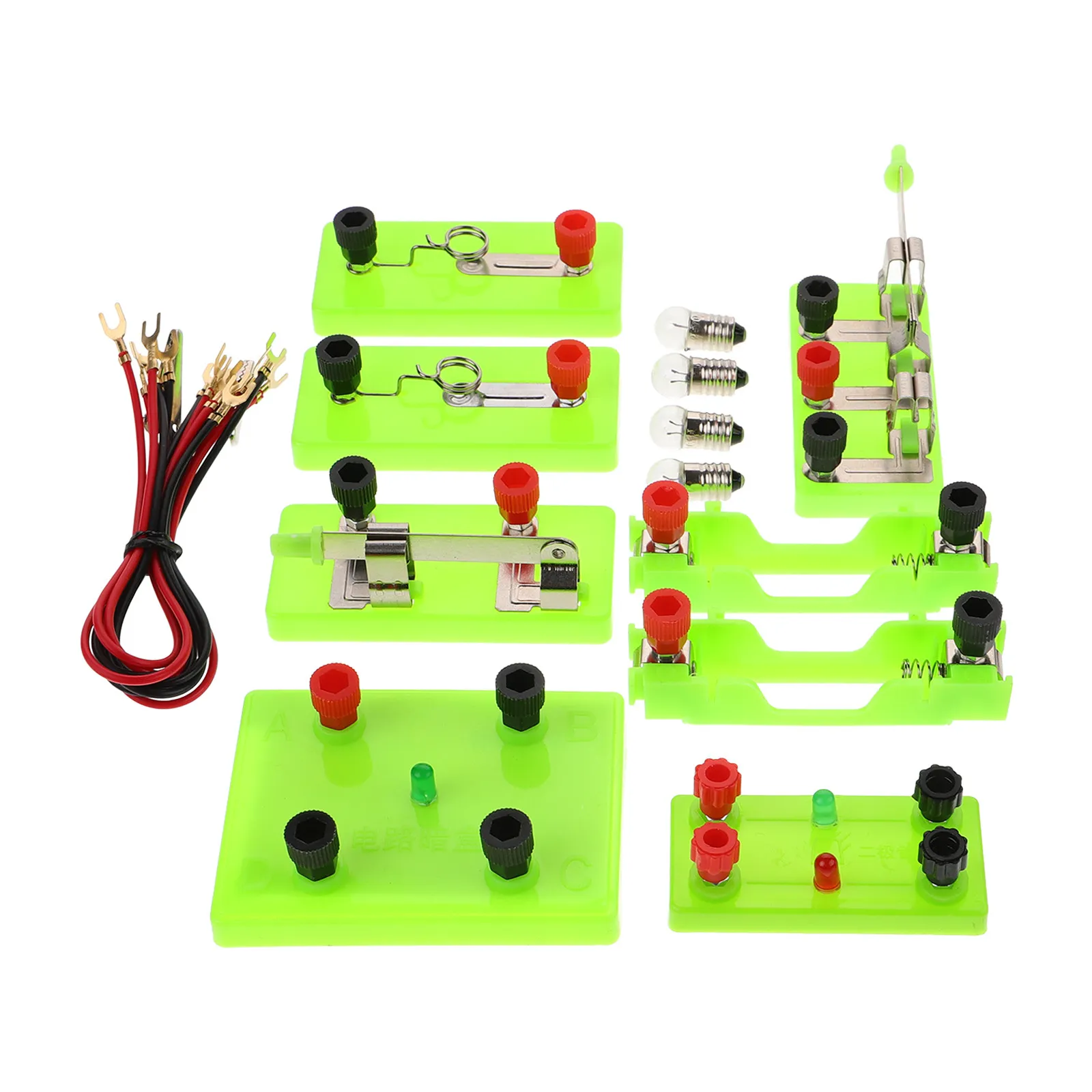

Physics Electrical Circuit Kit Comprehensive Science Experiment Box Simple Circuit Learning Tool for Classroom Electricity