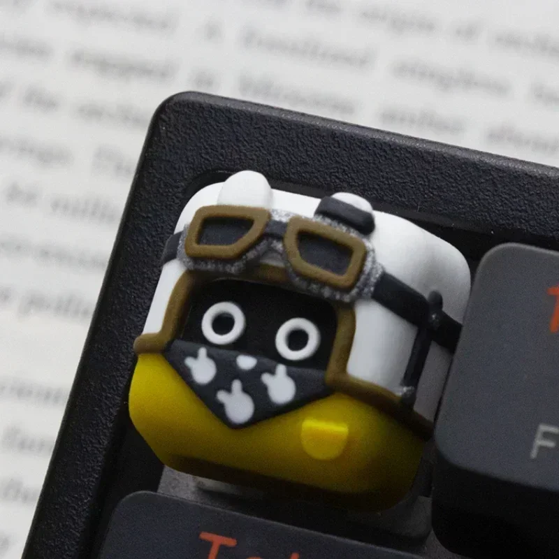 NEW Zenless Zone Zero Bangboo Keycaps Anime KeyCaps Mechanical Keyboard Cute Resin Key Caps Point KeyCap Gamer Accessories Gift