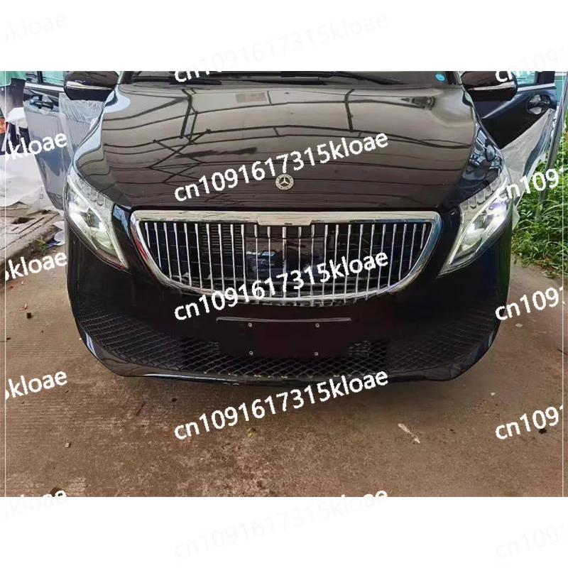 Suitable for 16-21 V260 V-class, modified front face middle net decorative parts, Maybach middle net