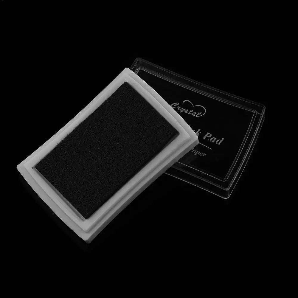 DIY Children Toy Label Rubber Stamp Ink Pad Craft Fabric Oil Based