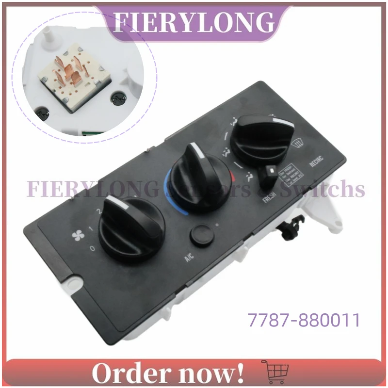 

7787-880011 Air Conditioner Panel For 2001 2002 2003 2004 2005 Mack Trucks CH613 CV713 7787880011 Car Spare Accessoriese