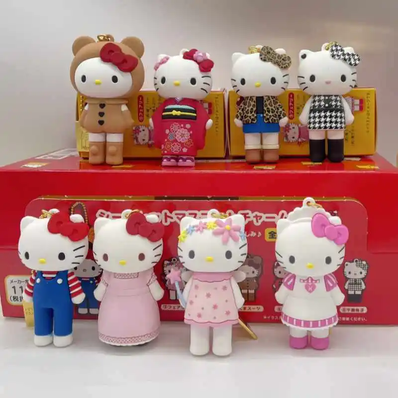 

Sanrio Hello Kitty Cute Figure Japan Anime Hellokitty Model Toy Table Ornaments Kawaii Diy Pendants Birthday Gift Toy
