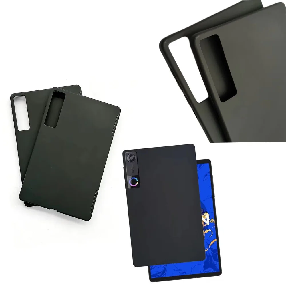 

Silicone Case for Legion Y700 Gen 5 2026 Soft Smooth Touch Full Edge Protection Honeycomb Cooling Shockproof Cover Black