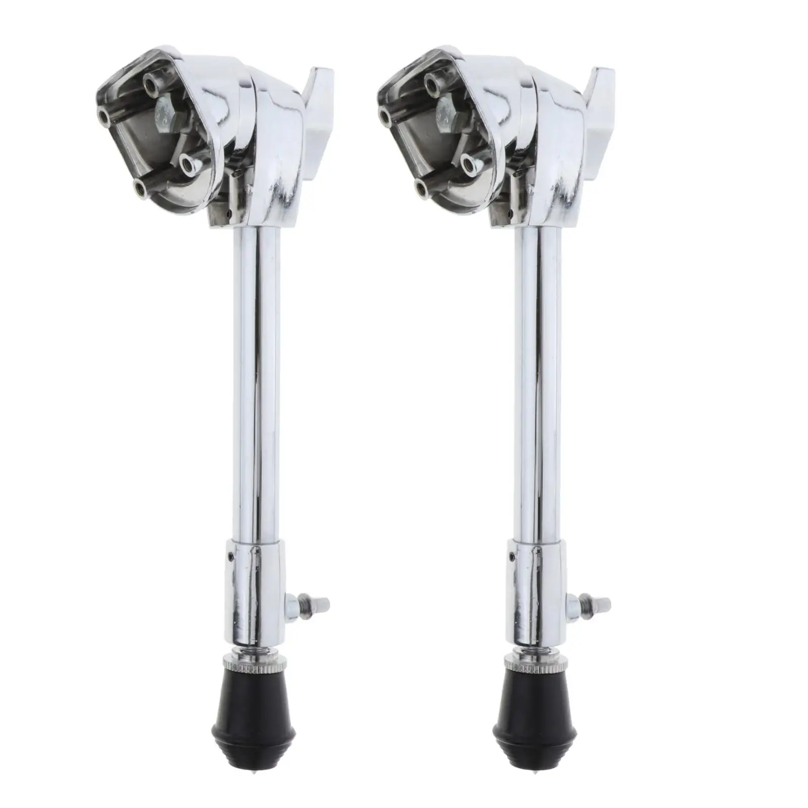 

2 Pieces Aluminum Bass Drum Legs Drum Set Precussion Instrument Parts DIY 21X18.5CM