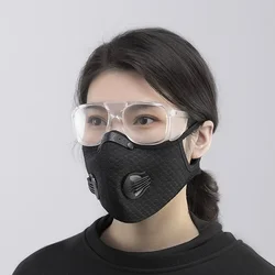 Outdoor Mask With Filter Activated Carbon Pm 2.5 Anti-pollution Face Masks Dustproof Mouth Mask Respirator Halloween Cosplay