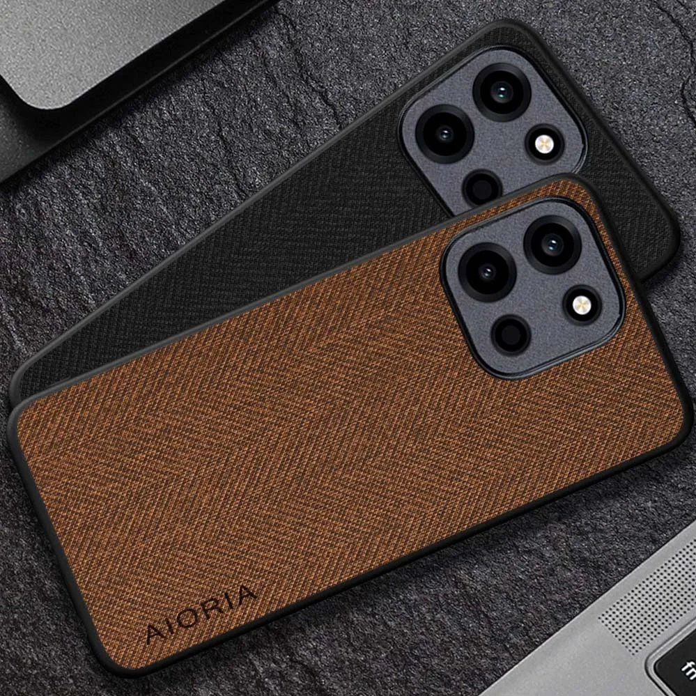 Funda para Oneplus Nord 6, funda de lujo de cuero textil suave para teléfono, funda para oneplus nord 6