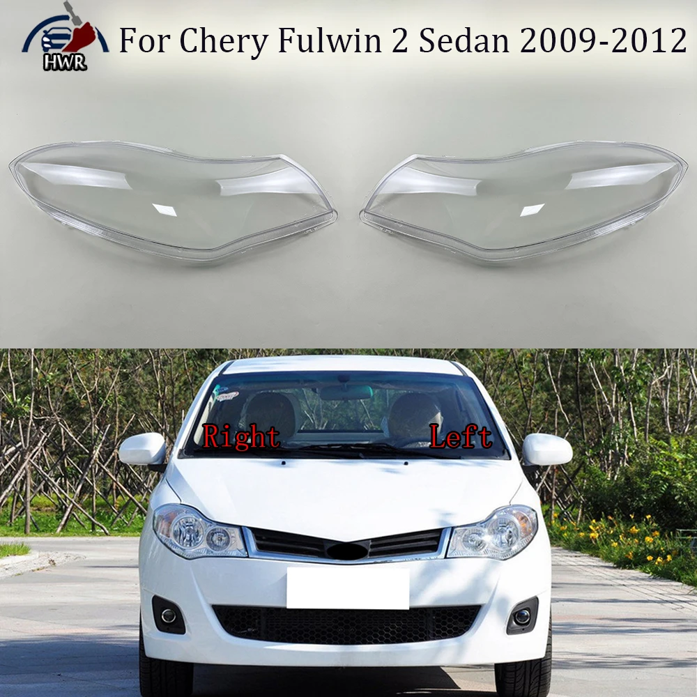 

Headlamp Cover Transparent Headlight Shell Replace Original Lampshade Plexiglass For Chery Fulwin 2 Sedan 2009 2010 2011 2012