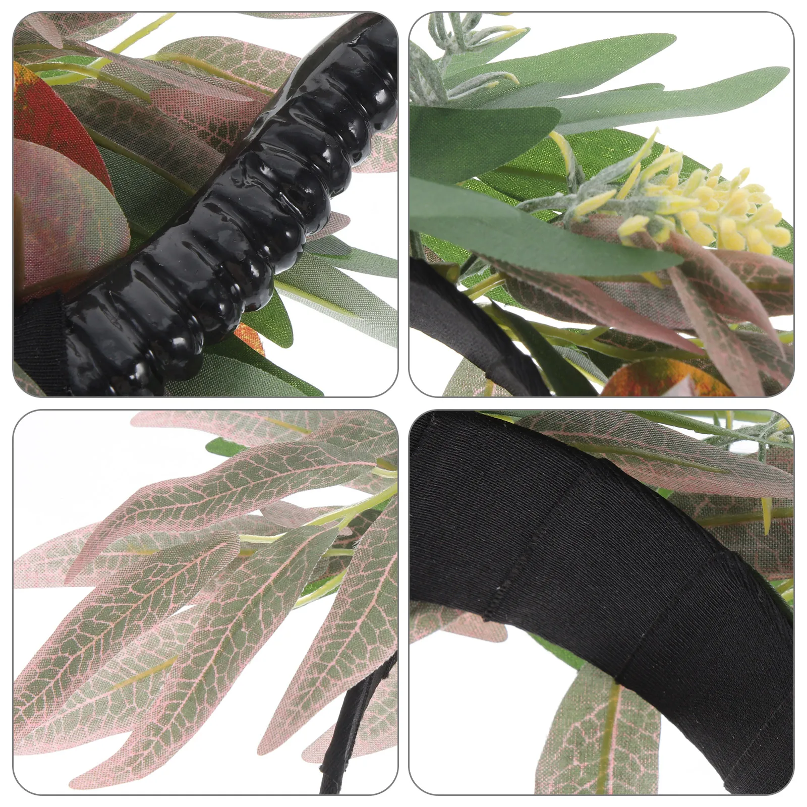 

Black Antelope Horn Headband Gothic Cosplay Costume Accessories Halloween Festival Party Wear