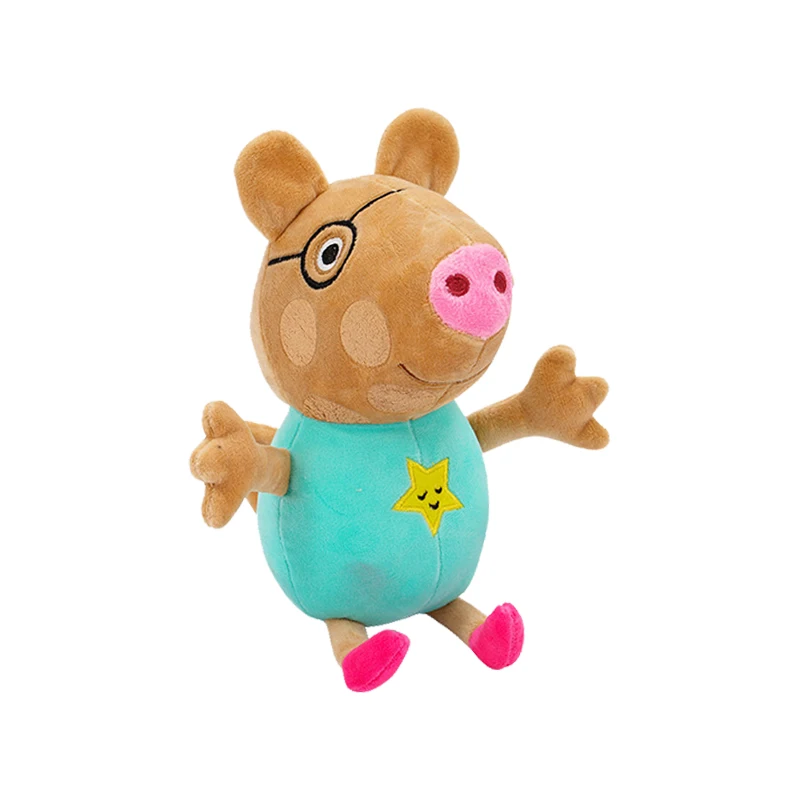 28CM Peppa Pig Forever Friends Plush Toy Anime Figures Emily Candy Suy Richard Pedro Dennie Kids Plushies Doll Birthday Gifts
