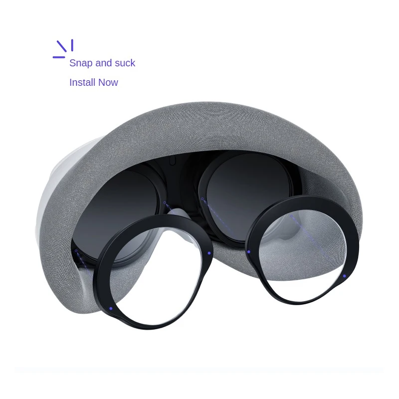 Pico 4 Myopia Lens Adapts To Pico4 Magnetic Suction Professional Optometry Transparent Replaceable Adaptable Lens