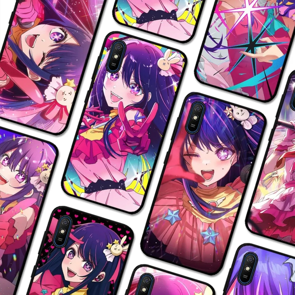 

Anime Oshi no Ko Hoshino Ai Phone Case For Redmi 5 6 7 8 9 10 plus pro 6 7 8 9 A GO K20 K30 K40 pro plus F3 Fundas