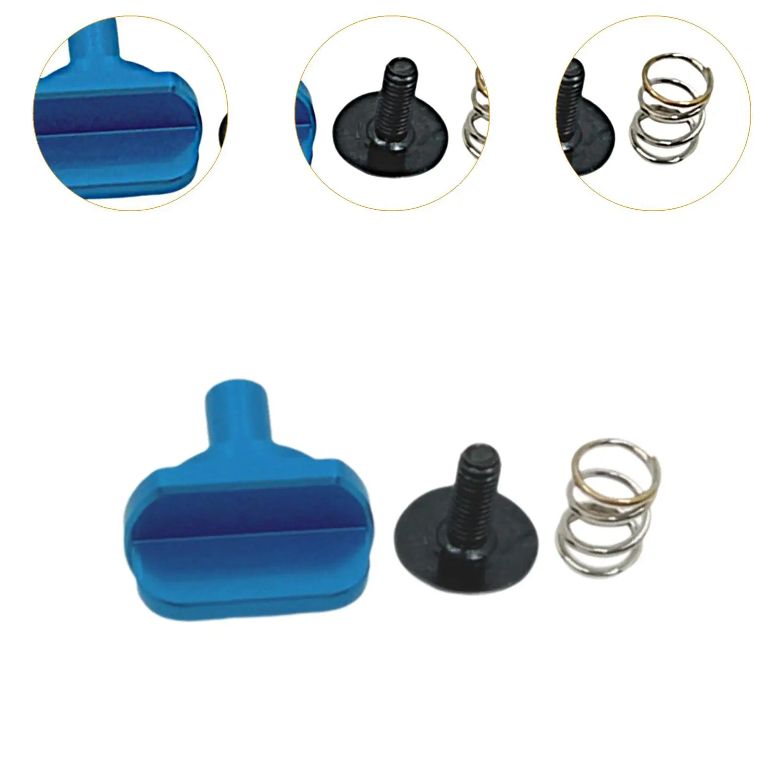 แบตเตอรี่สวิตช์แบบคงที่อะไหล่ DIY อุปกรณ์เสริมอลูมิเนียมอัลลอยด์สำหรับ 1:16 16210 H16V3 16208