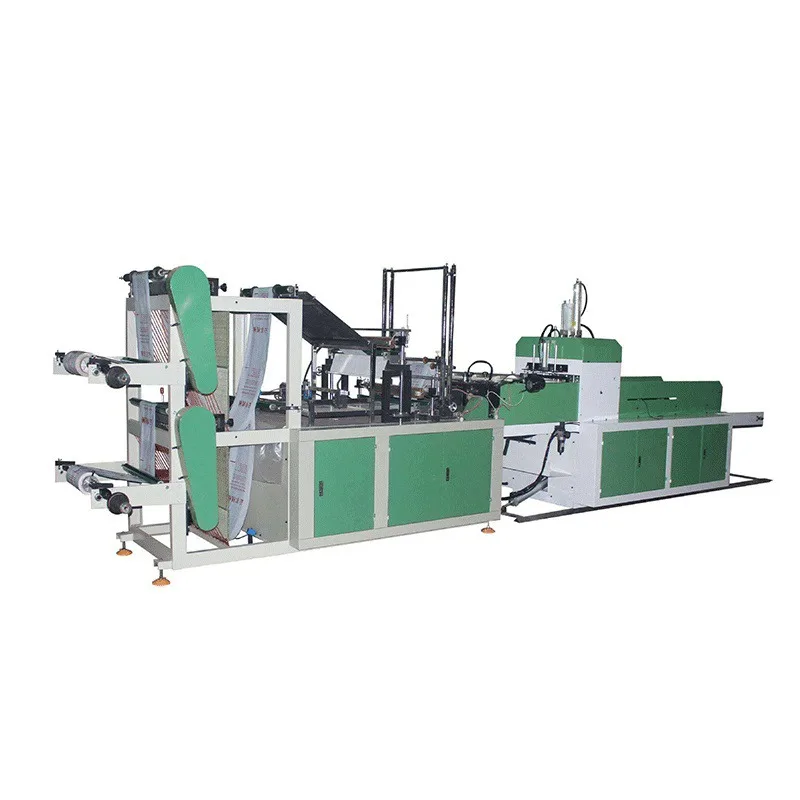 Plastic Bag Making Machine Fully Automatic Shopping Vest T-Shirt Garbage Poly Bag Sealing Cutting High Speed Biodegradable Film