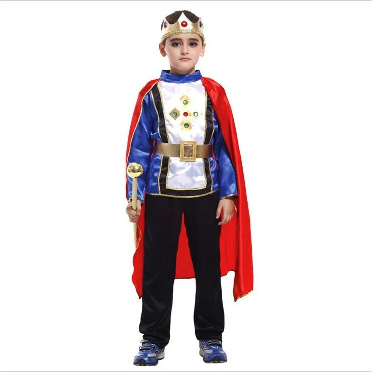 ชุดเจ้าชายสำหรับเด็ก ชุดฮาโลวีน ชุดกษัตริย์เจ้าชาย ชุดการแสดงแฟนซี ชุดเด็กผู้ชายผ้าฝ้าย ชุดการแสดงแบบดั้งเดิมของจีน...
