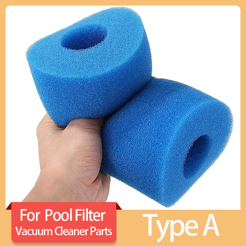 For Type A Pool Pump Reusable Washable Swimming Pool Filter Cartridge Foam Replacement Pool Cleaner Pool Filter Sponges