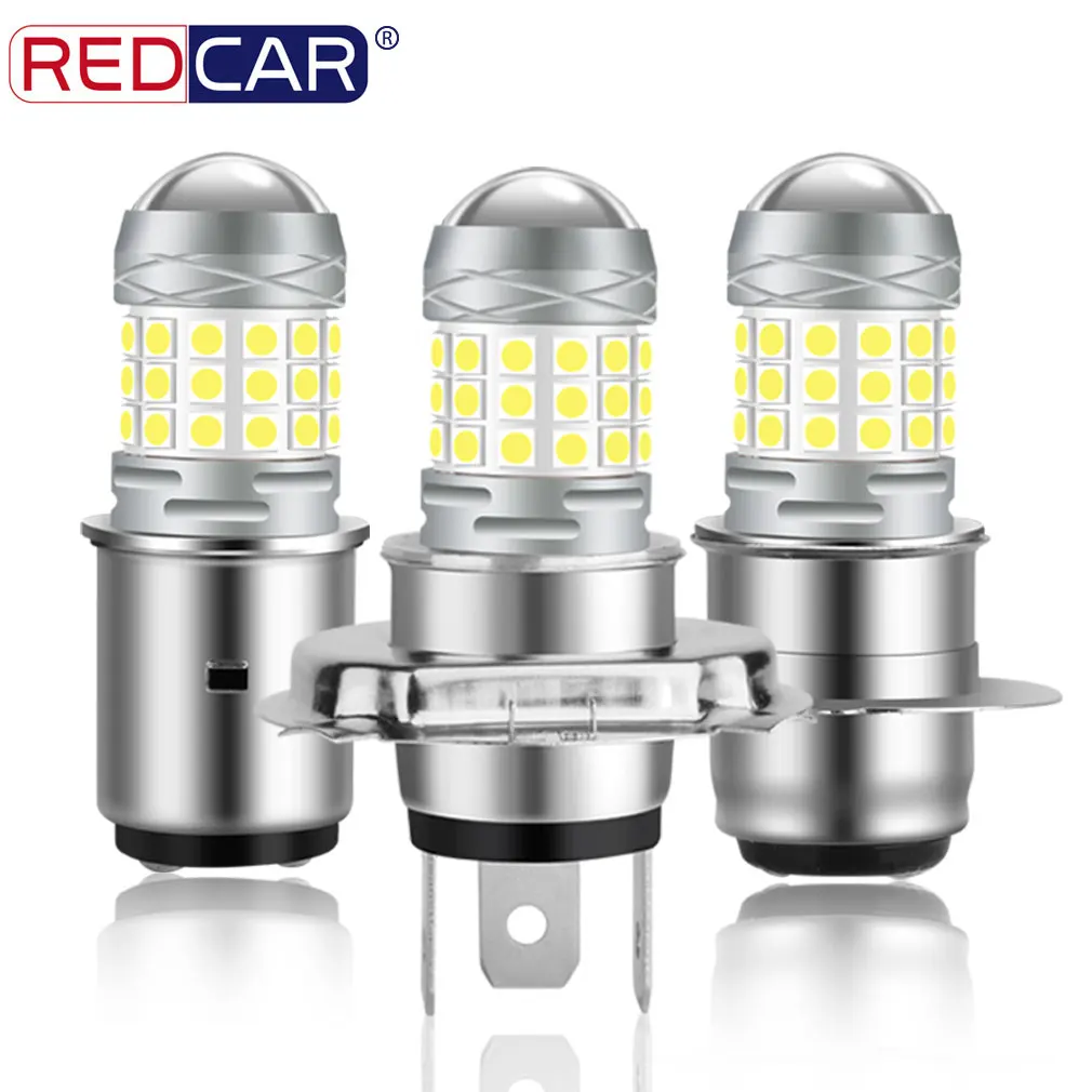 H4 Led Motorcycle Headlight LED BA20D H6 P15D Lamp LED Moto High/Low Beam Led Bulbs Lamp Motorcycle Fog Lights 12V 6000K White