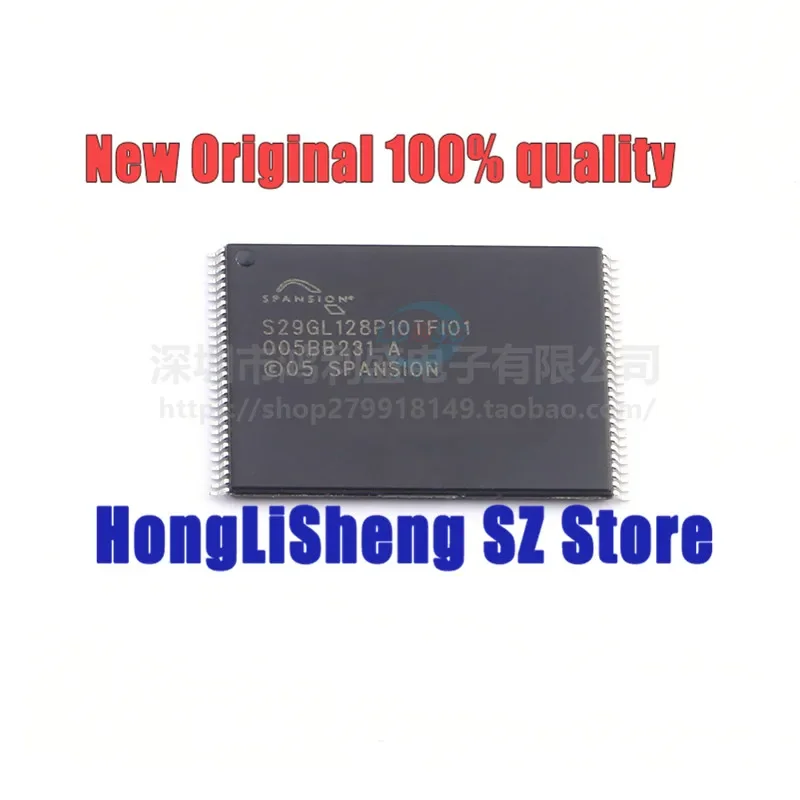 5pcs/lot S29GL128P10TFI010 S29GL128P10TFI01 TSOP56 Chipset 100% New&Original In Stock