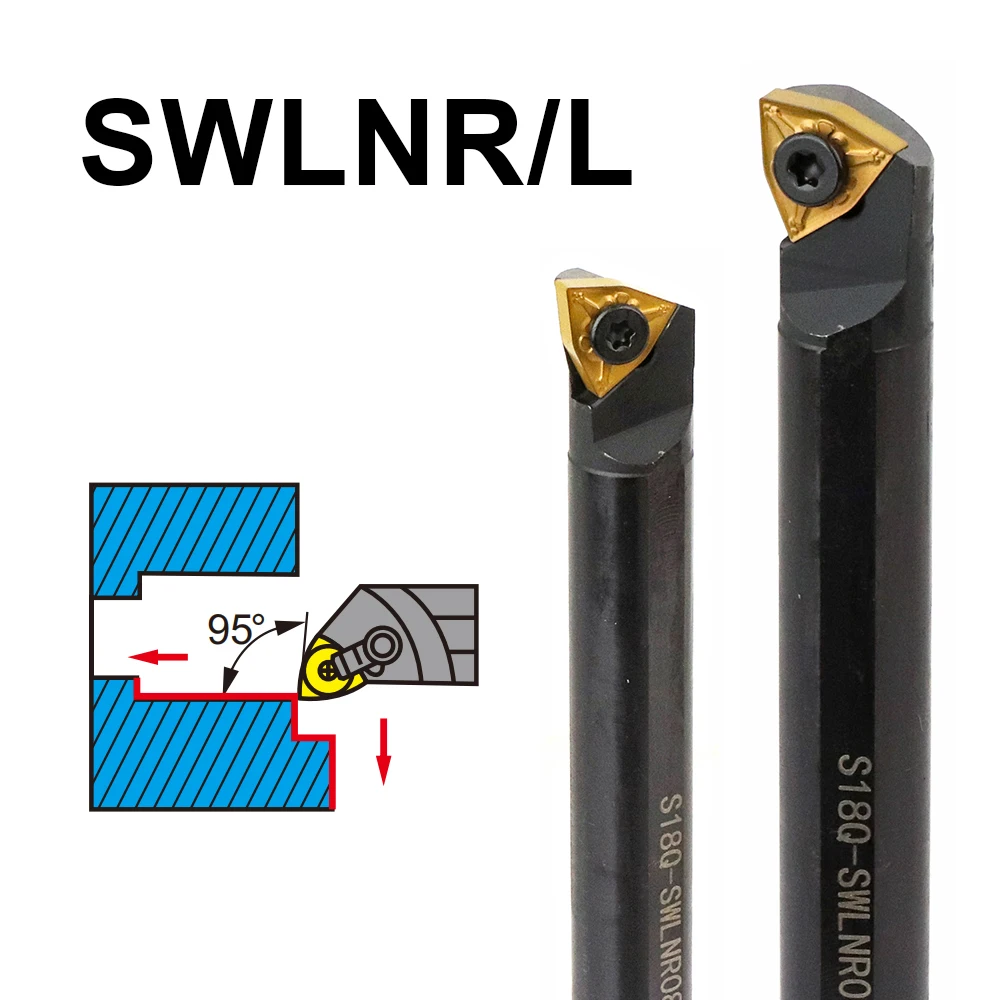 MZG Internal Turning Tool Holder S16Q-SWLNR08 S18Q-SWLNR08 S20R-SWLNR08 Carbide Inserts WNMG CNC Cutter Machine SWLNR