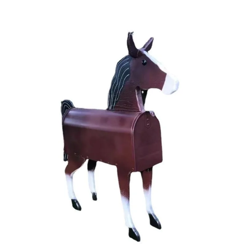 Stylish Mailbox for Horse Ranch, Practical Present for Equestrian Enthusiasts