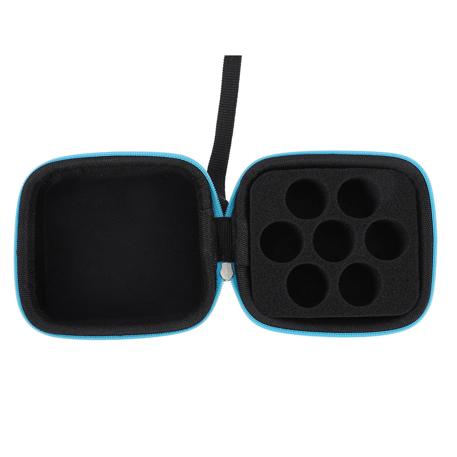 

1Pcs Essential Oil Storage Case Smooth PU Material Shockproof Organizer Easy Carry Travel Bottle Holder Compact Storage Pouch