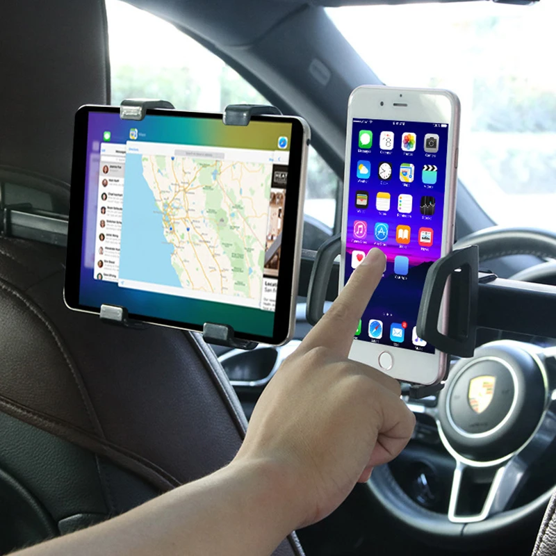 

Mobile phone holder, car bracket, rear car entertainment tablet computer, rear seat, multifunctional and universal