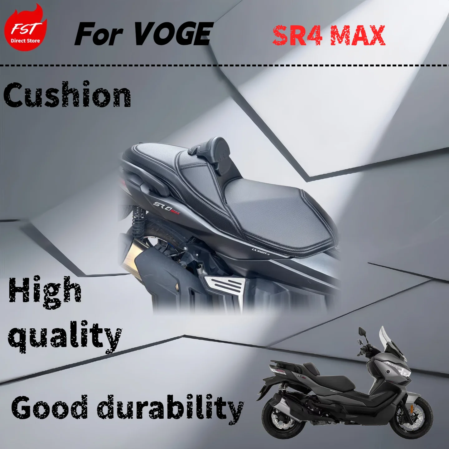 

For VOGE SR4 MAX seat cover modification accessories Retro and durable motorcycle modification accessories
