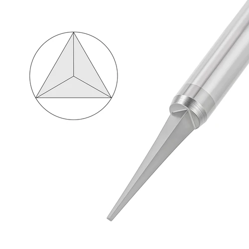 Imagen 2 del producto AZDENT-retenedor de ortodoncia Dental, fresa de carburo de tungsteno de corte HP2.35mm, herramienta de dentista de tres hojas, 1 ud.