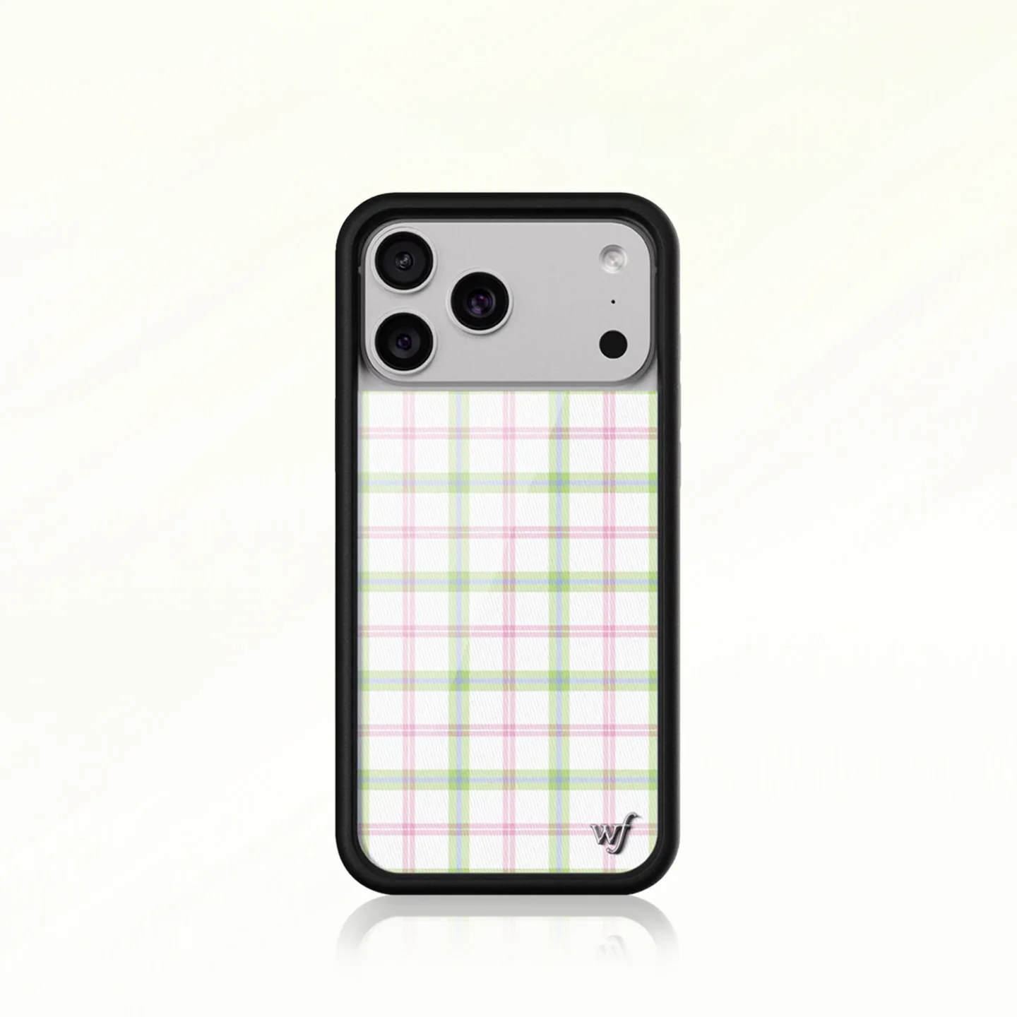 

New Wildflower 3D Ins Simple Retro Summer Plaid Pattern Phone Case For iPhone 17 15 14 13 12 Pro Max Plus Cute Cover